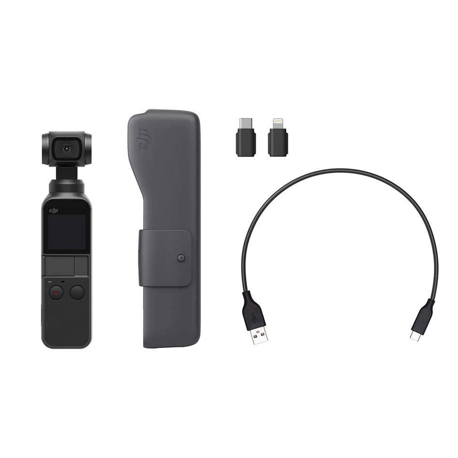 国内正規品】 DJI OSMO POCKET (3軸ジンバル, 4Kカメラ) [2)本体