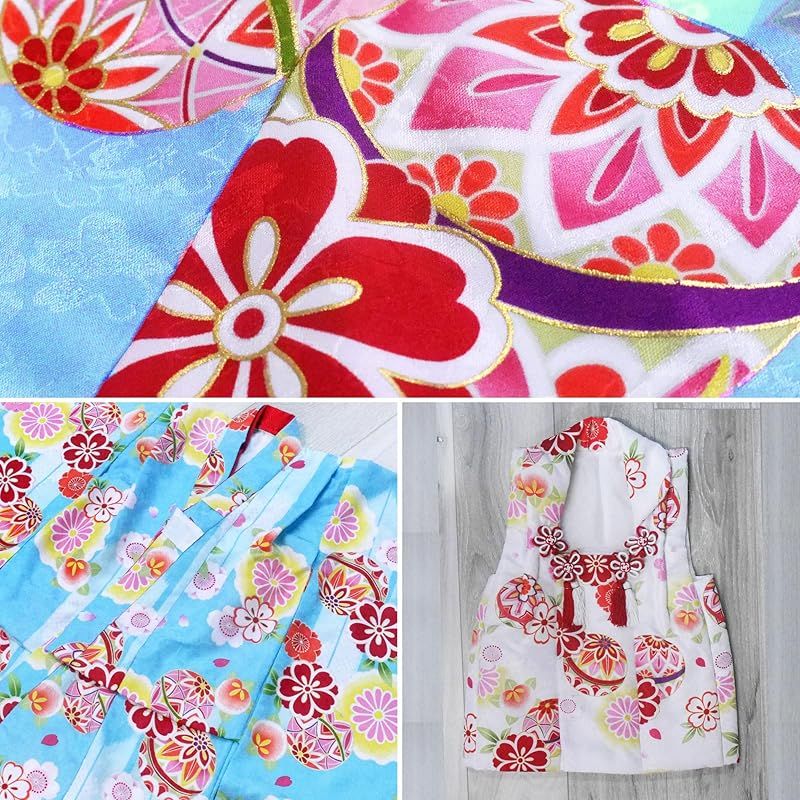 七五三 着物 被布コート セット 9点セット 古典着物セット 被布セット 3才 女児用 雛祭り 3歳 女の子 D 1 0