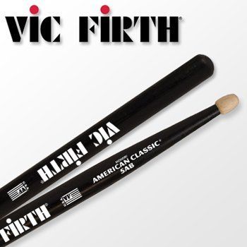 ♥品 VIC FIRTH ドラムスティック AMERICAN CLASSIC 5A ブラックフィニッシュ VIC-5AB