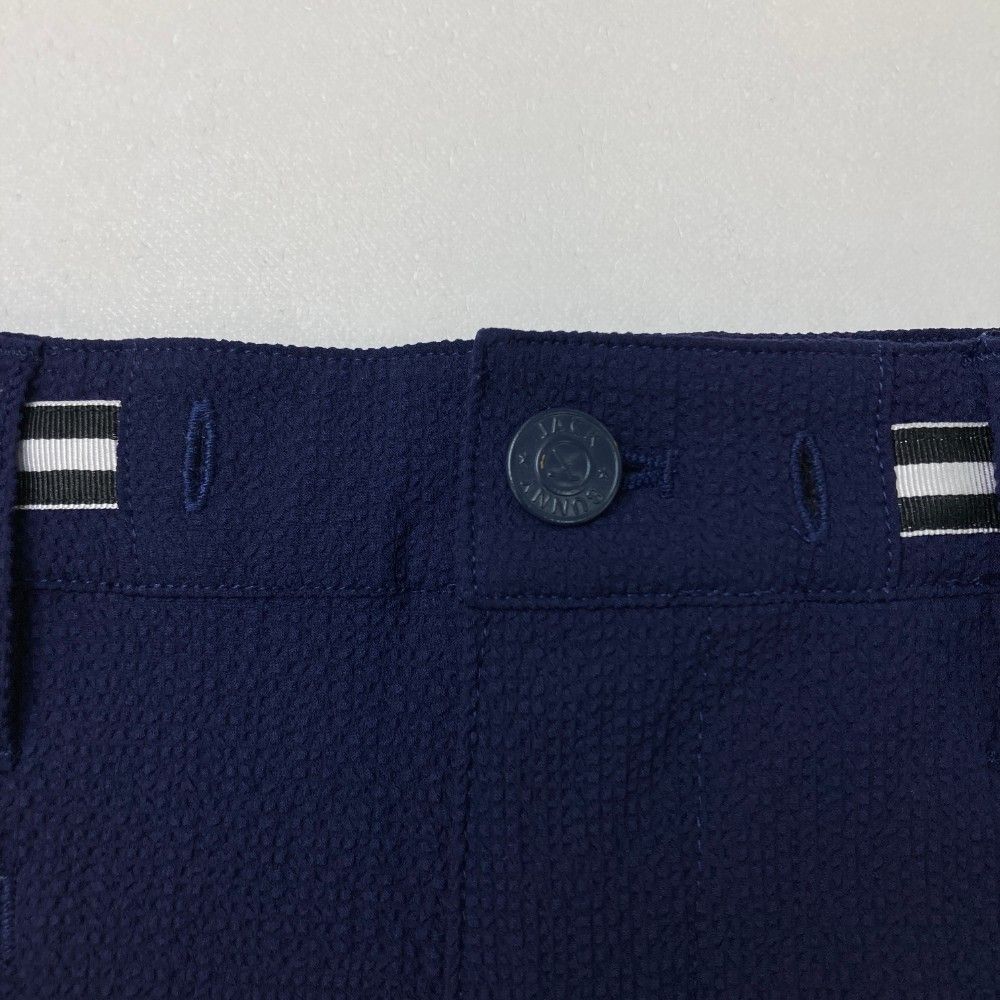 JACK BUNNY GOLFパンツ新品タグ付 ・ネイビー サイズ：6 JACK BUNNY ジャックバニー ストレッチパンツ 千鳥柄