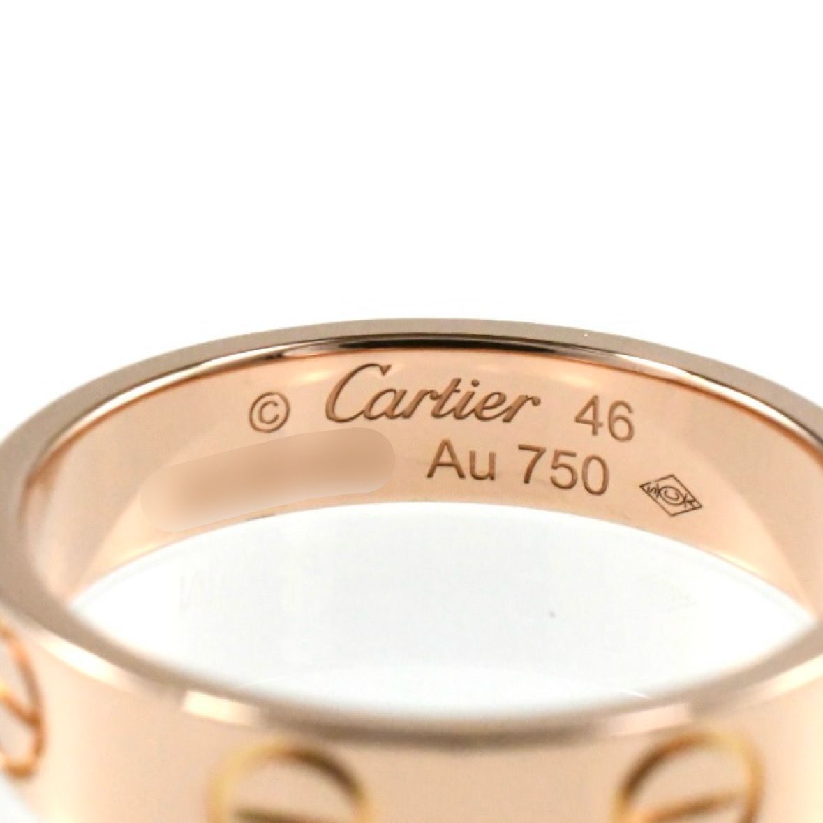 カルティエ ミニラブリング Au750 サイズ19 Cartier カルティエ ミニラブリング 指輪 750(K18YG) イエロー