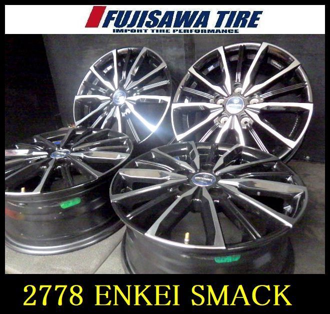 2778 B▲ ENKEI SMACK▲16x6.5J 5穴 PCD114.3 48▲4本▲