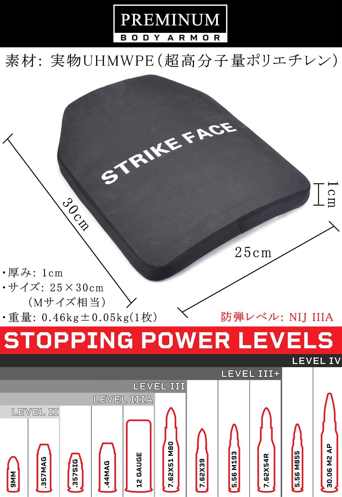 防弾プレート NIJ