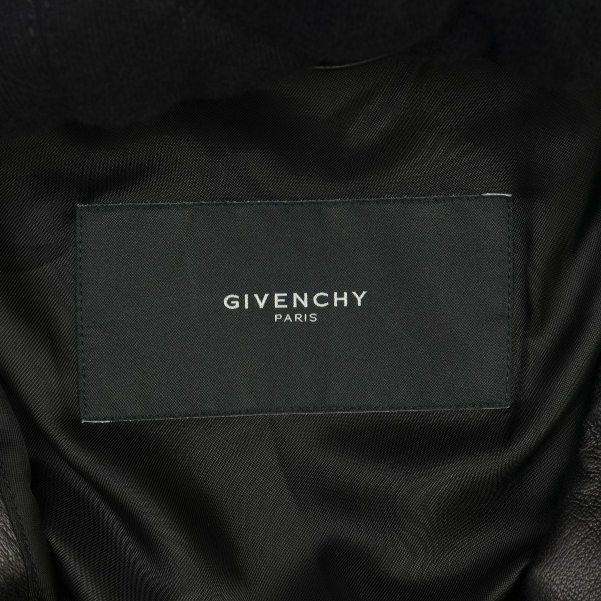 46【GIVENCHY / ジバンシィ】12F 0413 431 レザーパーカー ジャケット