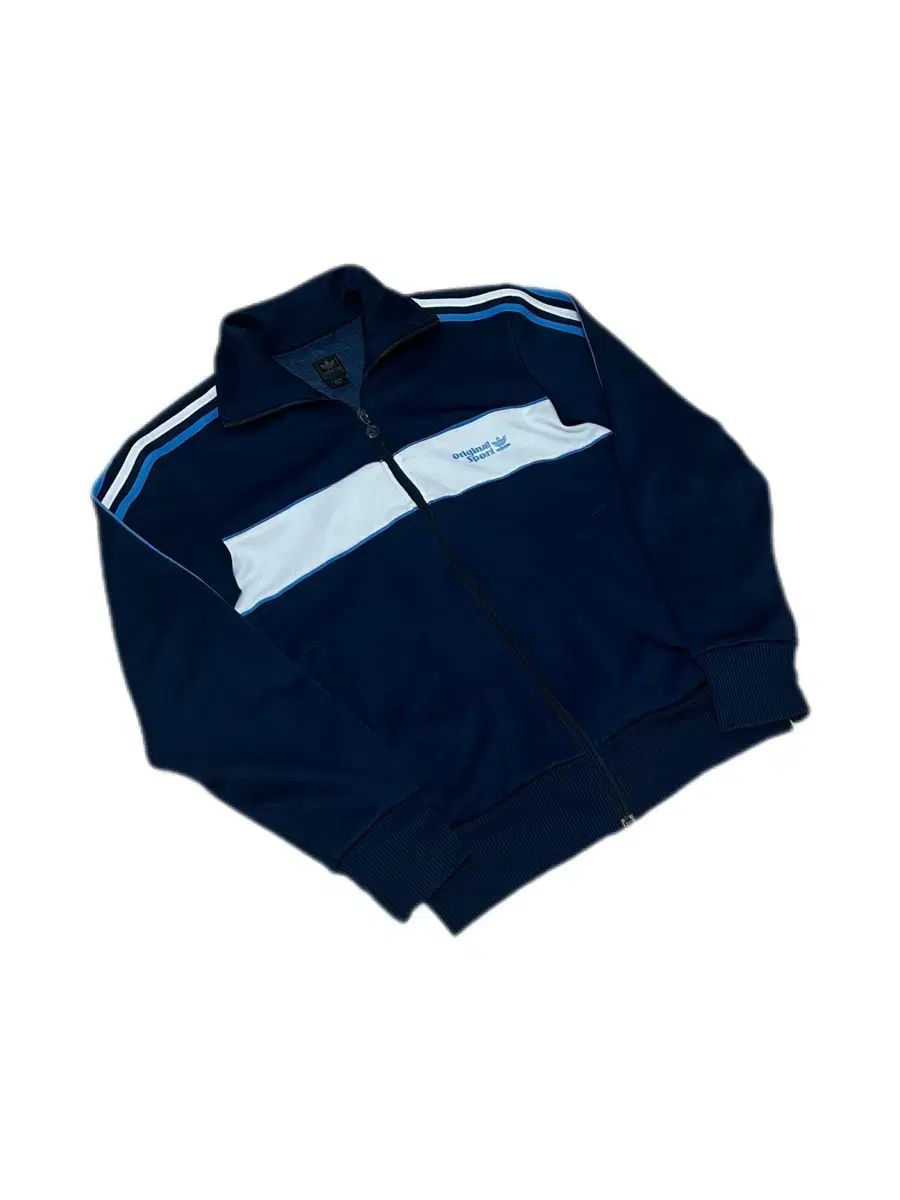 アディダス オリジナルス スポーツ ネイビー スカイブルー トラックジャージ