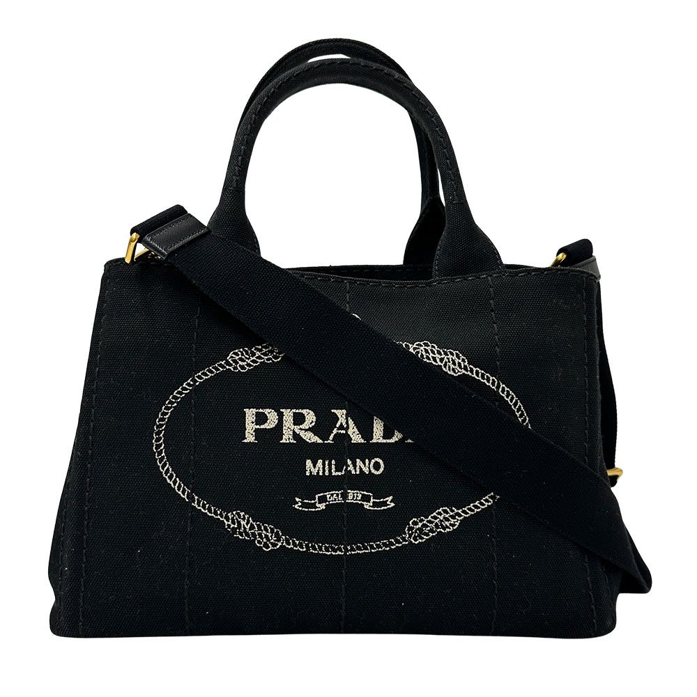 希少✨人気✨プラダ ハンドバッグ ギャザー メタルロゴ 2way ゴールド金具 プラダ PRADA バッグ レディース ブランド カナパ ハンドバッグ
