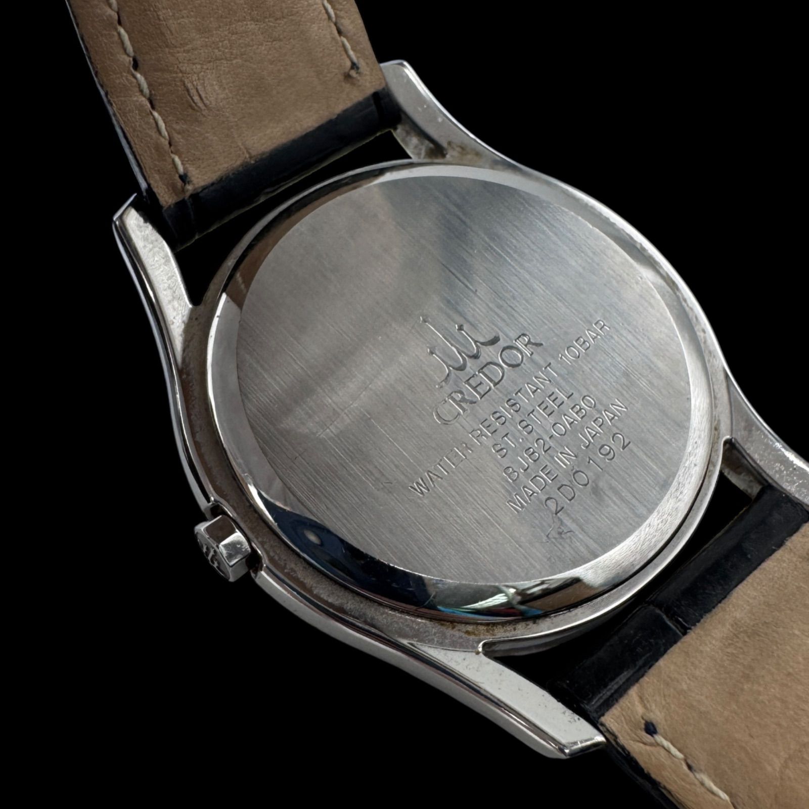 新品電池稼働 美品 SEIKO セイコー CREDOR クレドール メンズ腕時計