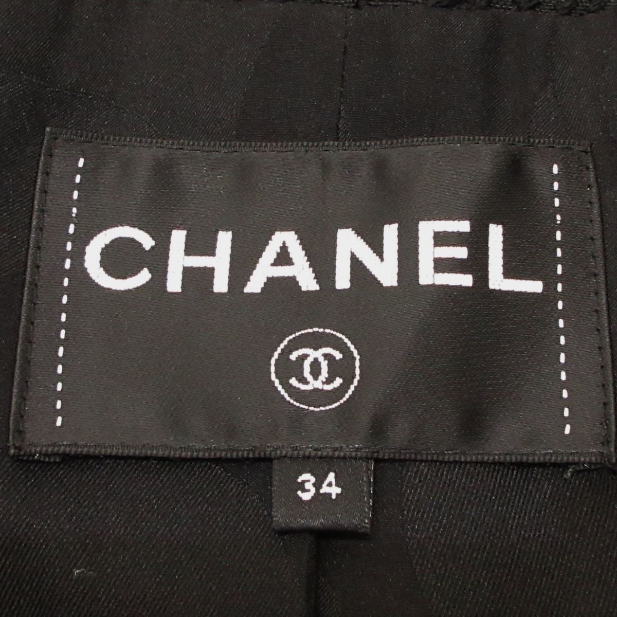 CHANEL(シャネル) ジャケット サイズ34 S レディース美品 - P71053 黒 ...