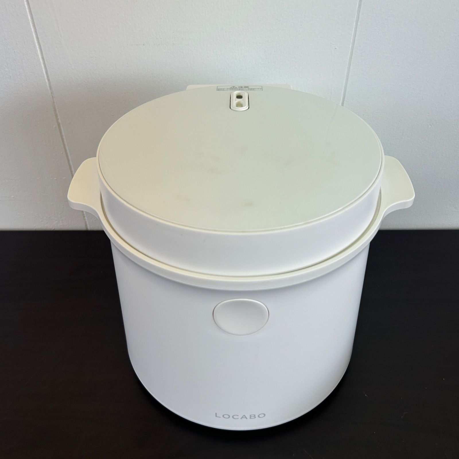 動作OK】LOCABO ロカボ 糖質カット炊飯器 JM-C20E-W ホワイト白