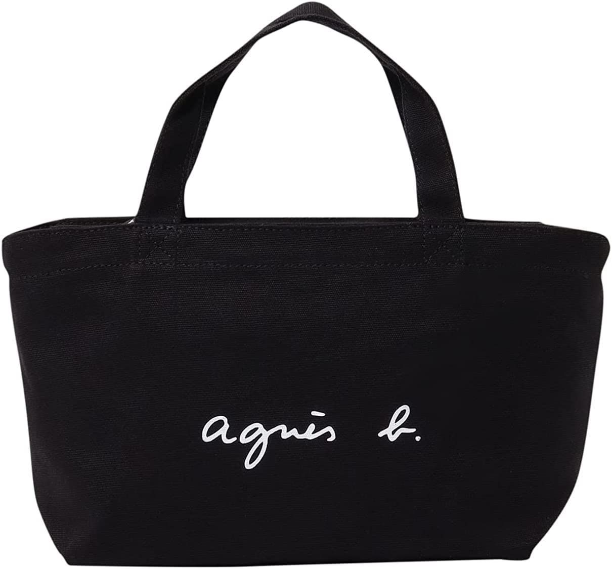 Size F_Color ブラック agnes b. アニエスべー ロゴ トートバッグ WEB GO03‐02 レディース F ブラック