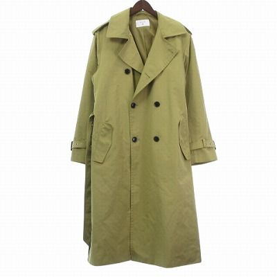 トーガ TOGA ARCHIVES アーカイブス × H-M コラボ トレンチコート ロングコート ベージュ系 S