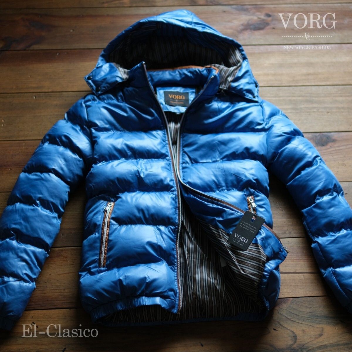 新品*正規品*VORG*ヴォーグ Ultra Light 中綿ジャケット ブルー
