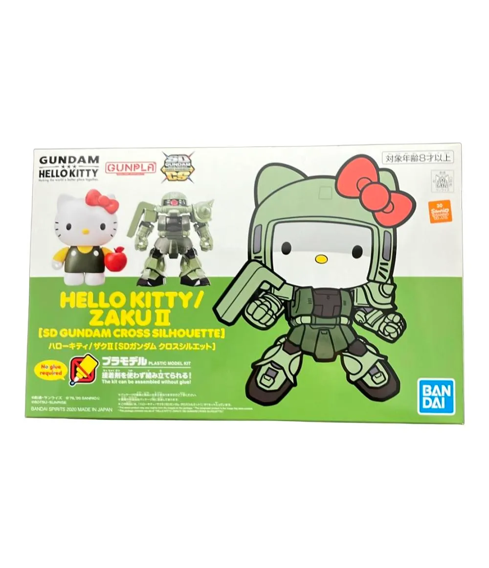 【未開封未使用】ハローキティ シャア専用・ZAKU II ・ガンダム・ハロ こ、このフュージョンは…！ガンダムキティ＆シャアザクキティ奇跡の