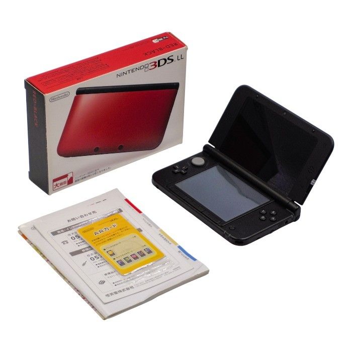 1円〜 箱無 LL 動作確認⁄初期化済 ニンテンドー3DS RED-001 New 本体