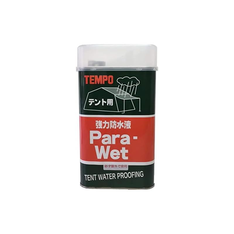 TEMPO Para Wet（パラウエット） テント用の強力防水液 １リットル入り 1