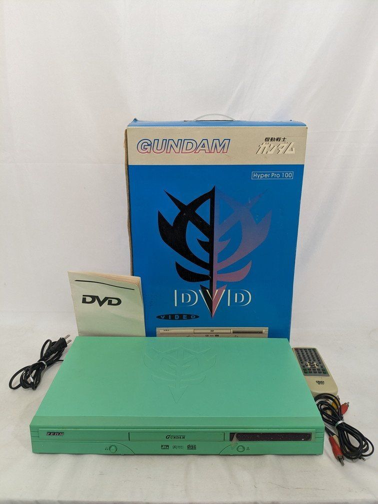 機動戦士ガンダム HYPER PRO100 DVDプレーヤー ZEON ジオン軍紋章入り 動作未確認 機動戦士ガンダム HYPER PRO100 DVDプレーヤー ZEON ジオン軍