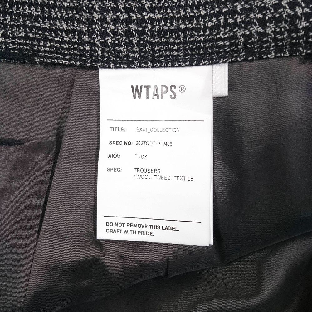 WTAPS TUCK TROUSERS/WOOL.TEED.TEXTILE-