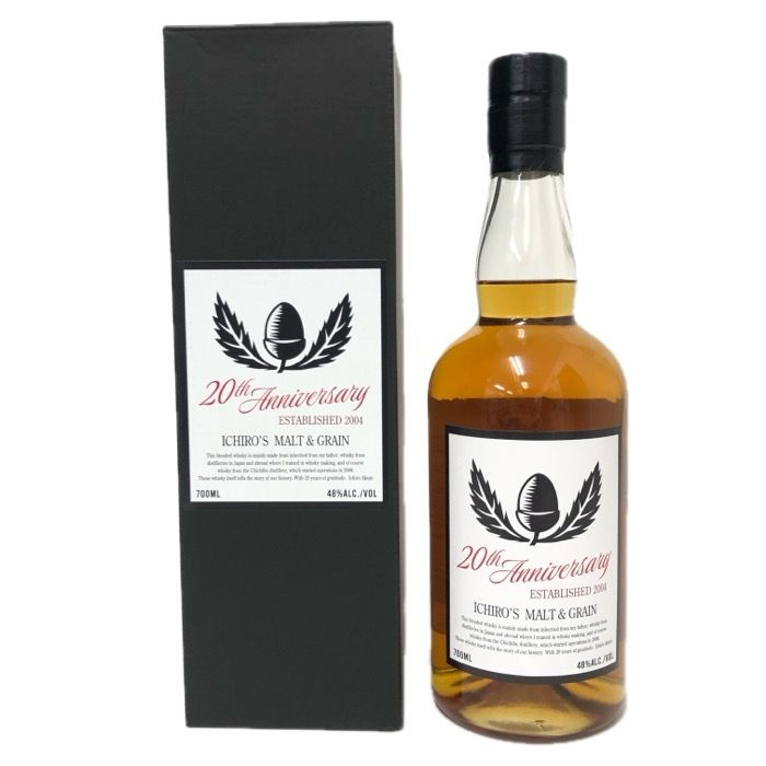 Ichiro’s Malt イチローズモルト 未開栓 700ml 48度 モルト＆グレーン 20th Anniversary エディション ウイスキー