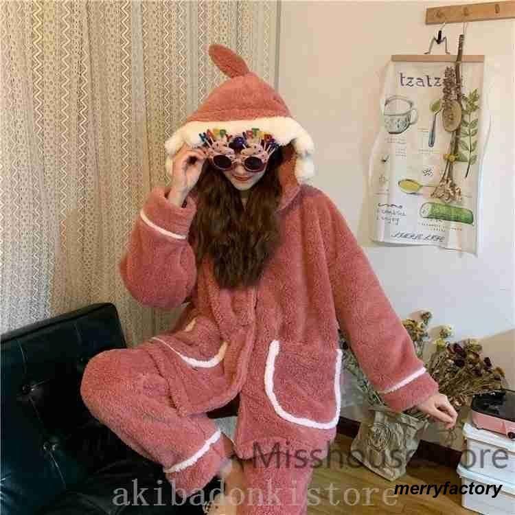 パジャマレディース冬裏起毛ルームウェア上下セットモコモコ部屋着ふわふわ長袖長ズボンふわもこパジャマあったかサメお祭りイベントLYX数量