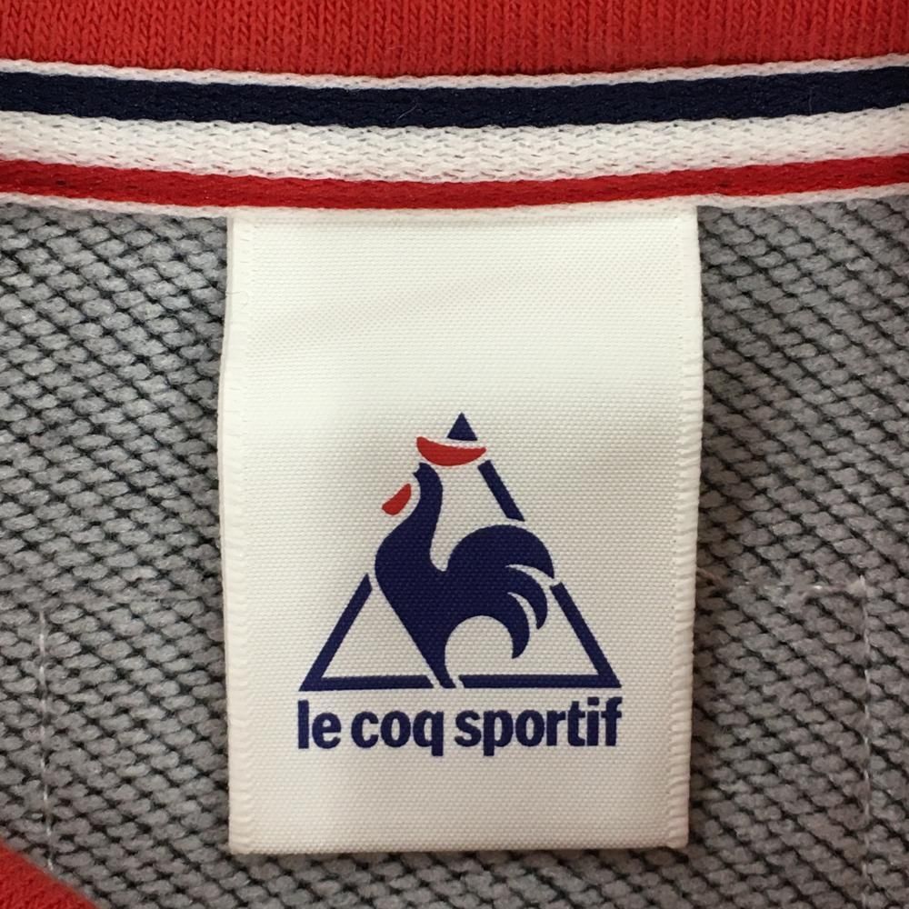 【防寒★】ルコック ジップブルゾン トリコロール ビッグロゴ Lサイズ le coq sportif - 激レアルコック☆ビッグロゴトリコロール