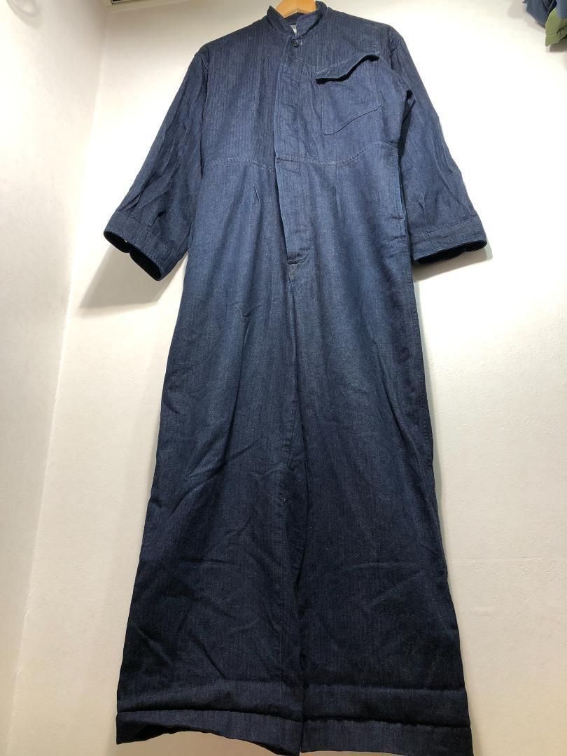 036012 OLDJOE OFFSET FRONT COLONIAL SUITS INDIGO 36 デニム インディゴ ジャンプスーツ オールインワン つなぎ ツナギ OLD JOE オールドジョー 241OJ-PT03