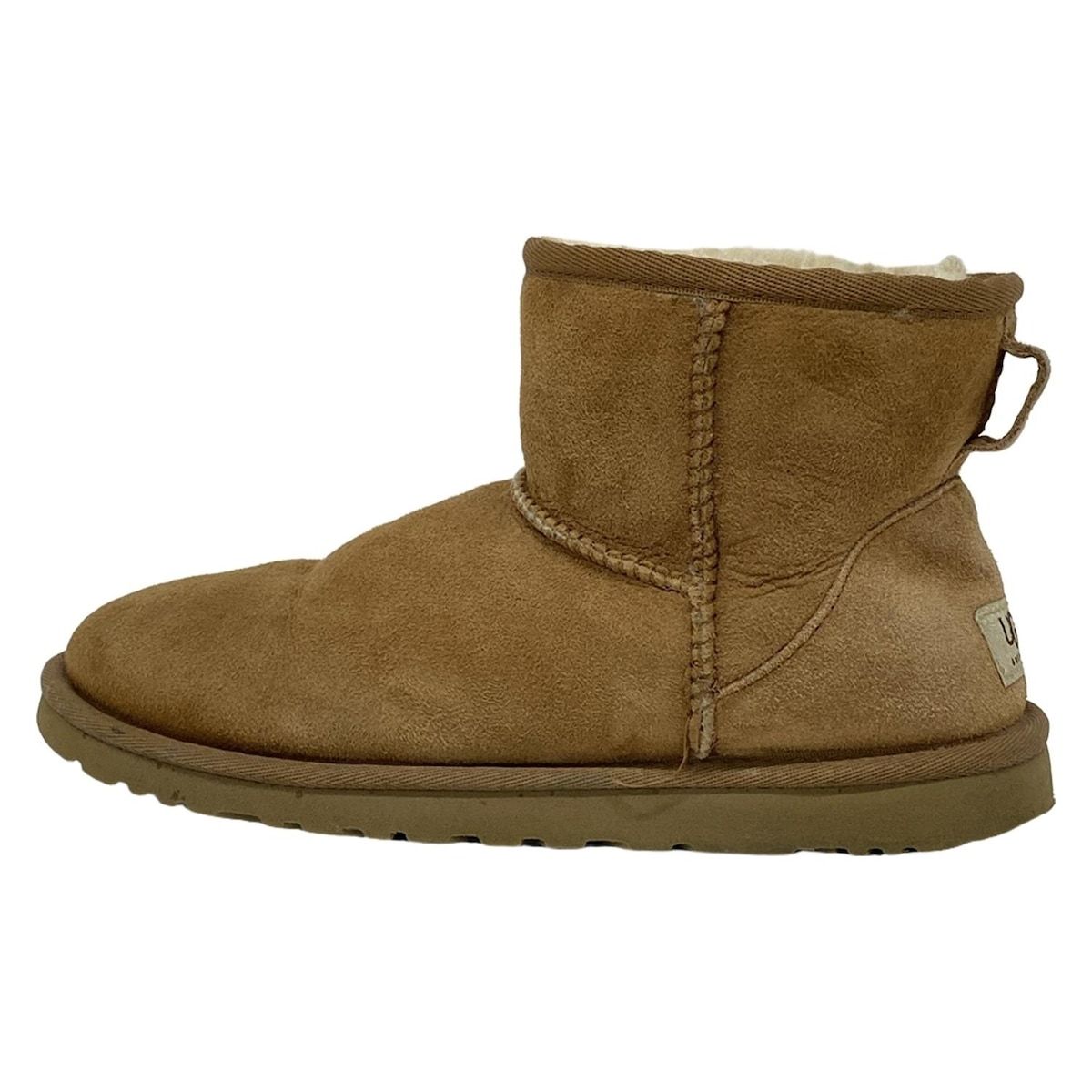 UGG アグ ショートブーツ 23 レディース クラシック ミニ 5854 ブラウン ムートン