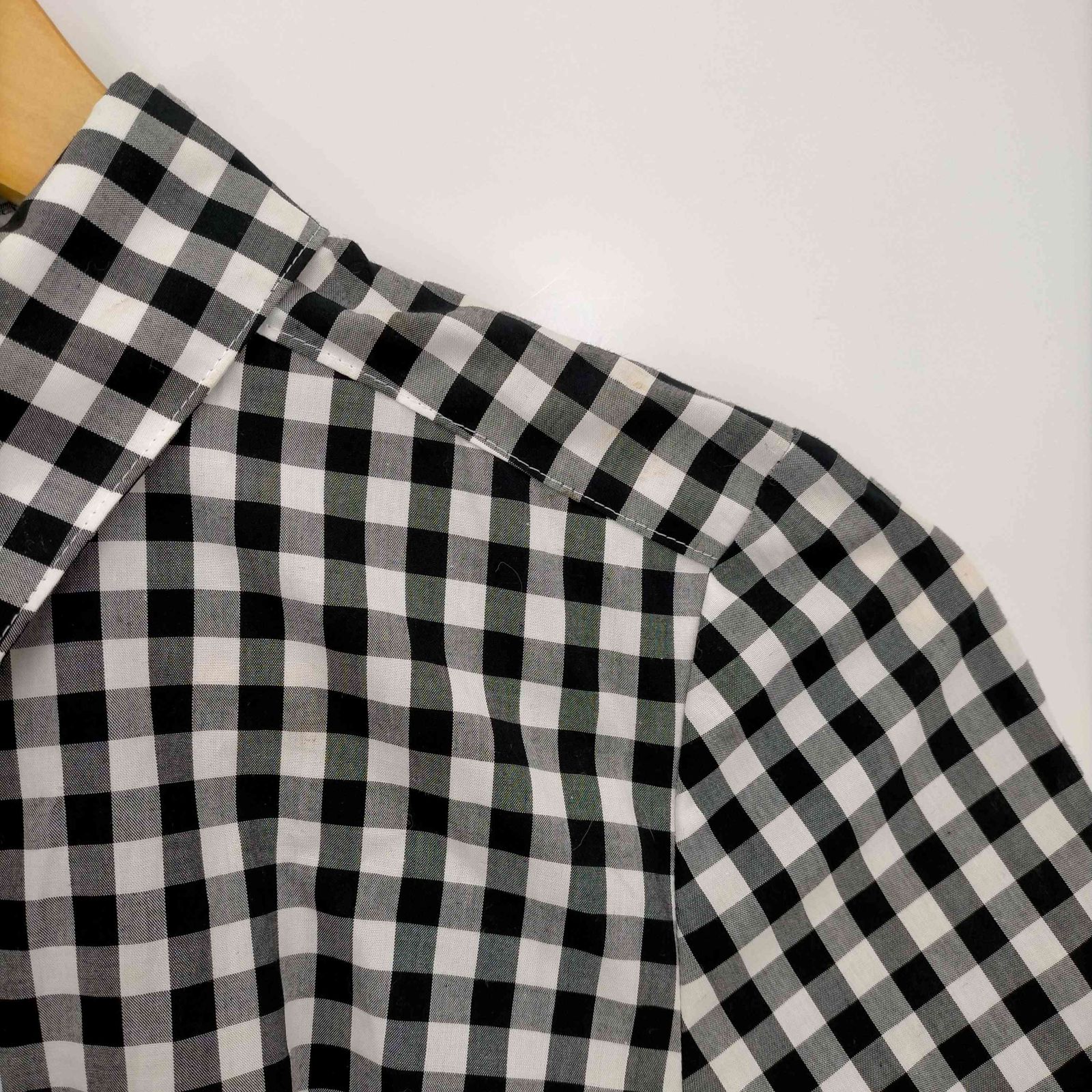 未使用タグ付きBLUE LABEL CRESTBRIDGEシャツワンピース 38 新品タグ付き】ブルーレーベルクレストブリッジ MIXワンピース