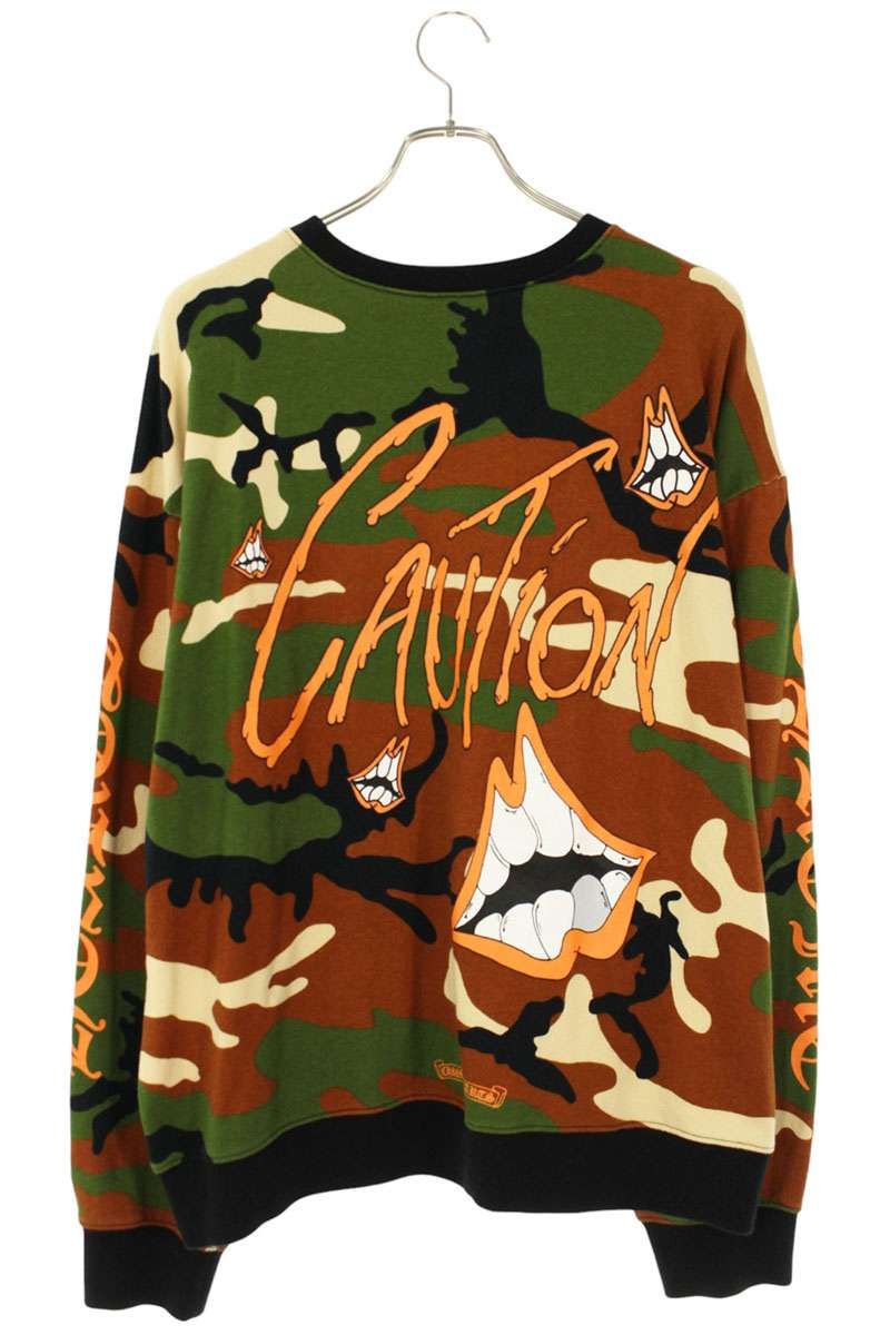 クロムハーツ　PO CAUTION SWTSHRT MATTY BOY カモフラ クロムハーツ PPO CAUTION SWTSHRT MATTY BOYプリントカモフラ柄