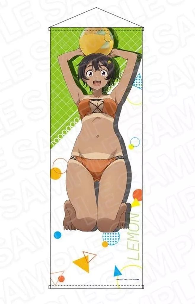 【】タペストリー 焼塩檸檬 特大タペストリー 水着 ver. 「負けヒロインが多すぎる!」