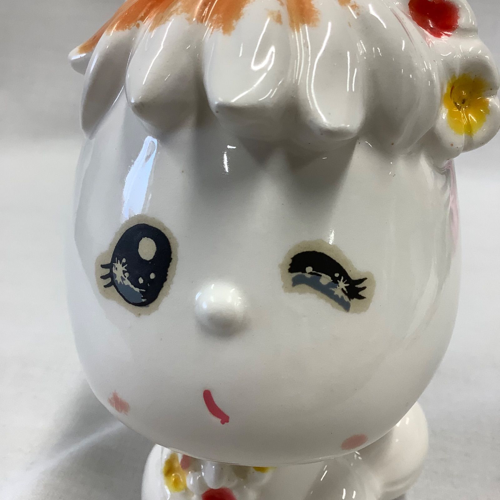 昭和レトロ うさぎの貯金箱 陶器 C305 - メルカリ