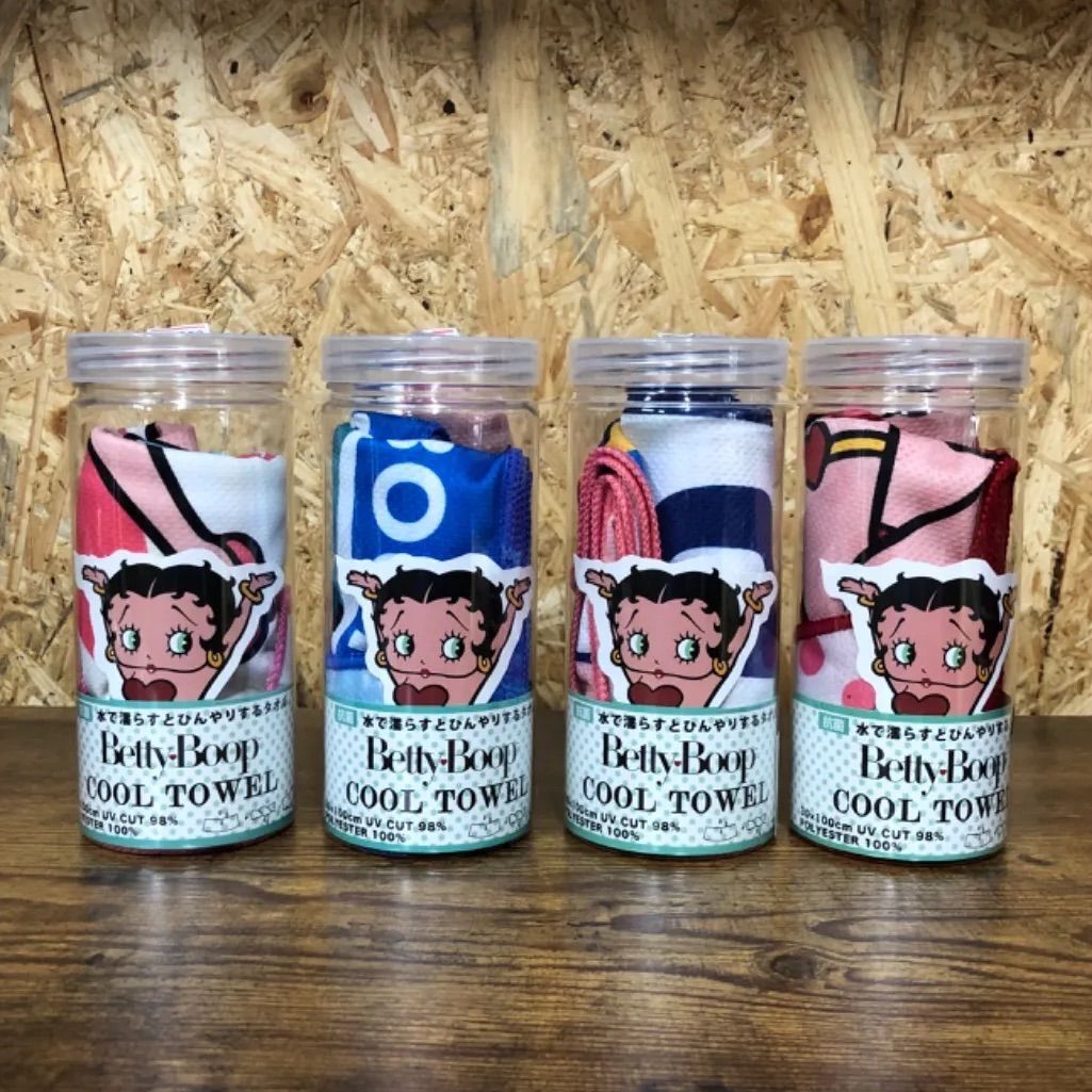 Betty Boop - 1988年ベティちゃんヴィンテージ タオル　セット　ベティプープ　サンリオ Betty Boop - 1988年ベティちゃんヴィンテージ タオル セット
