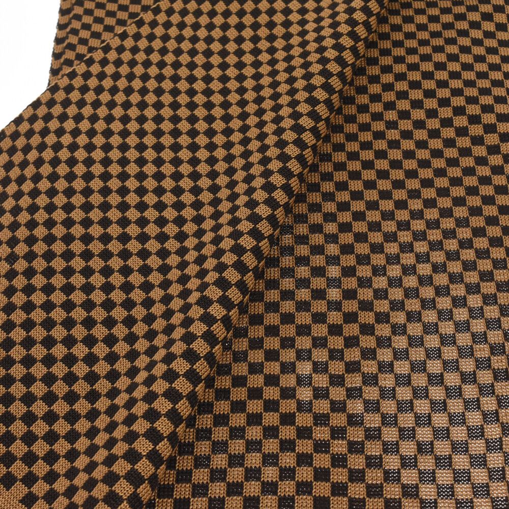 ルイヴィトン ダミエ・ソバージュ エシャルプ スモーキング シルク ストール LOUIS VUITTON (ルイヴィトン) エシャルプ スモーキング ダミエ