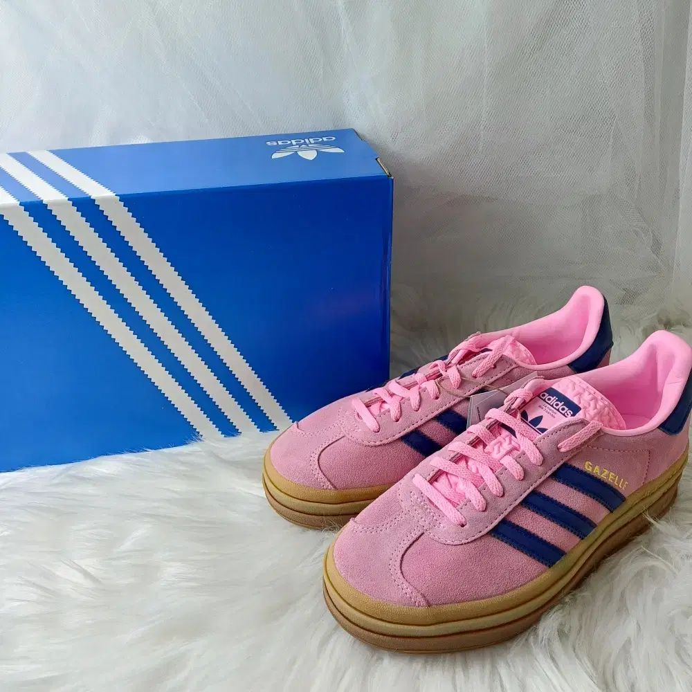 adidas アディダス レディース スニーカーズ ガゼル ボールド W ピンク ネイビー