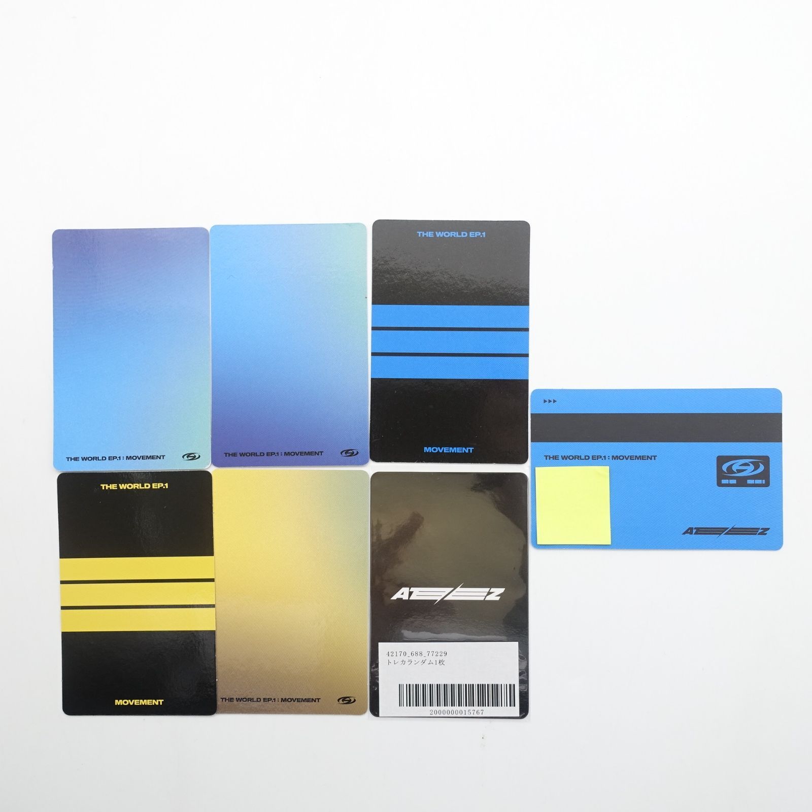 ≪超目玉★12月≫ WORLD THE ミンギ ATEEZ EP:1 タワレコ限定 封入トレカ MOVEMENT K-POP・アジア
