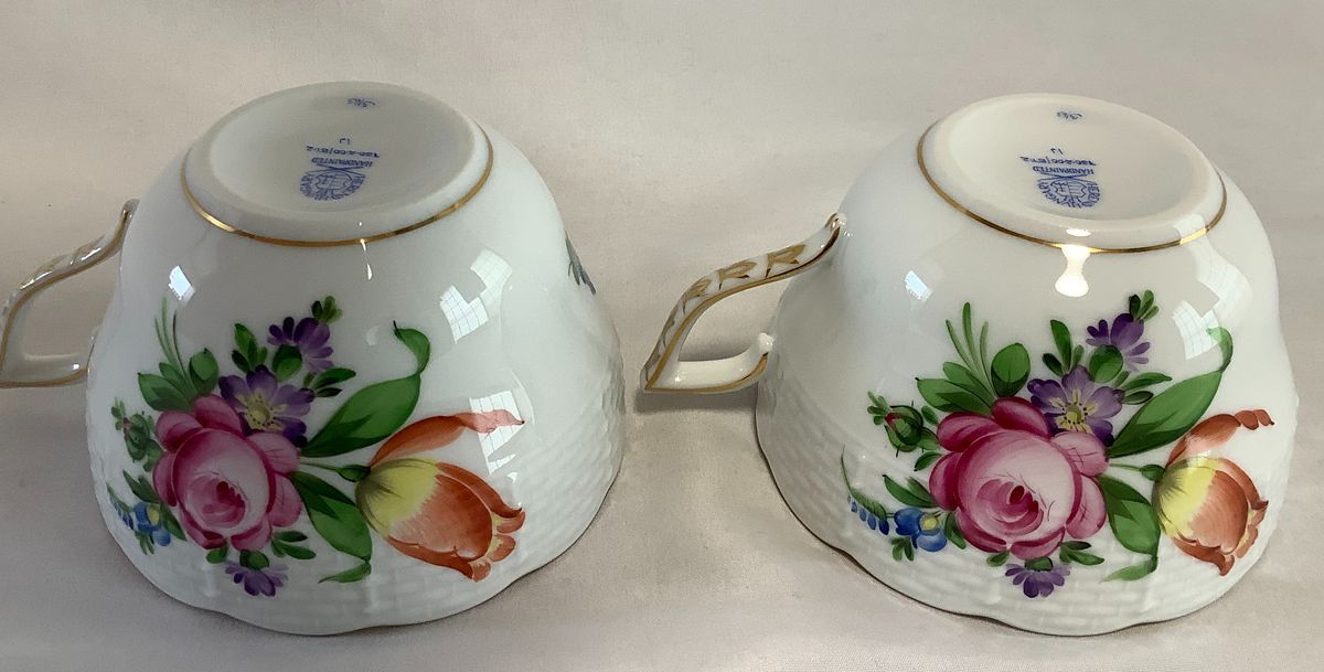 163u HEREND ヘレンド チューリップの花束 カップ＆ソーサー 2