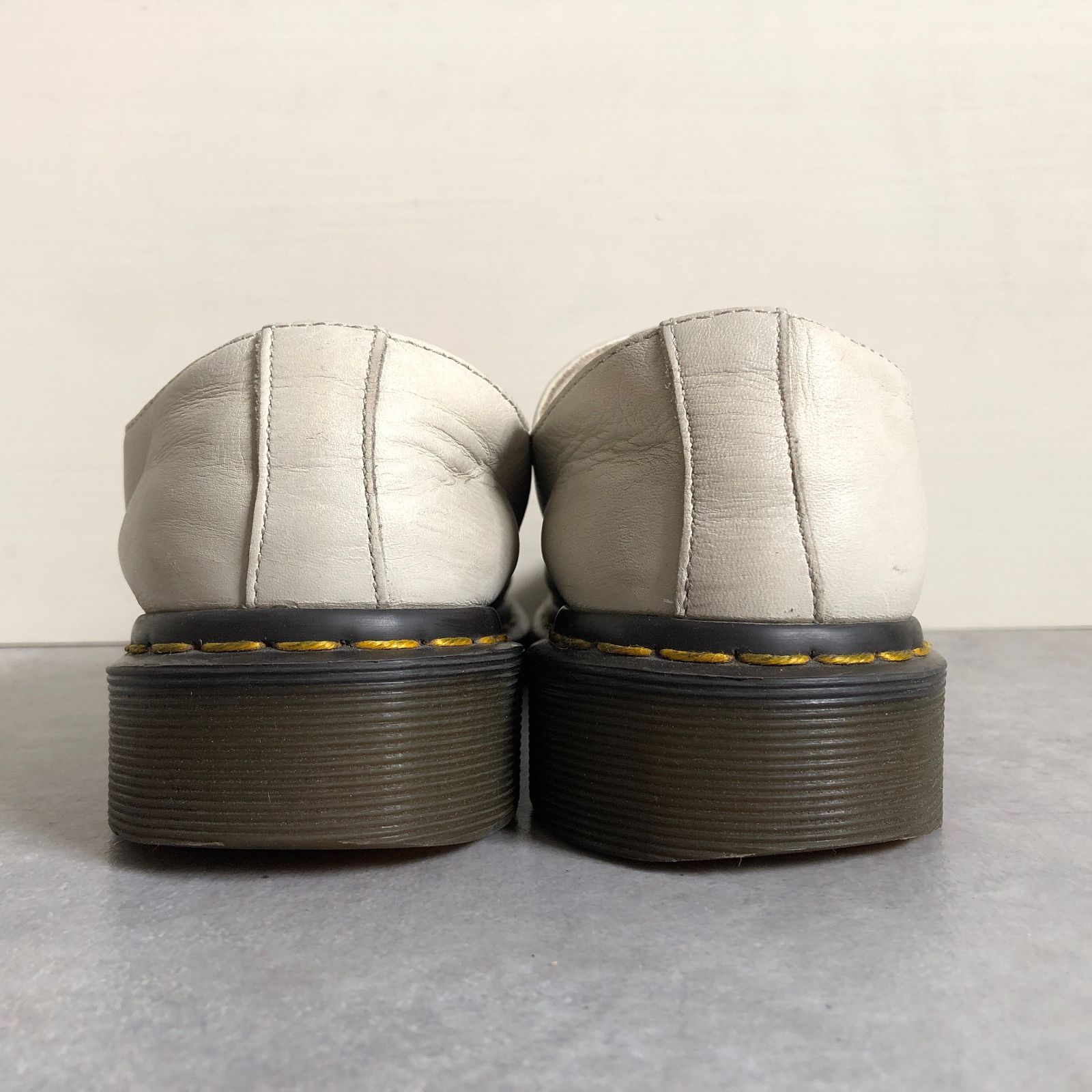 Dr.Martens 希少クリームカラー 3eye レザー シューズ ドクター 