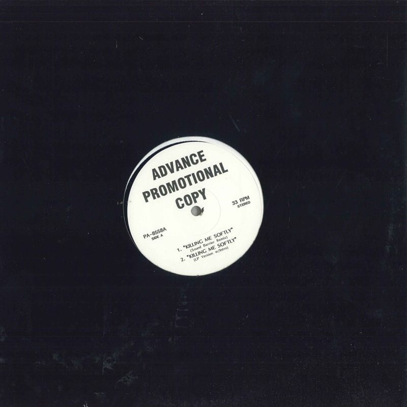 12” Fugees Killing Me Softly PA8558 Not On Label プロモ