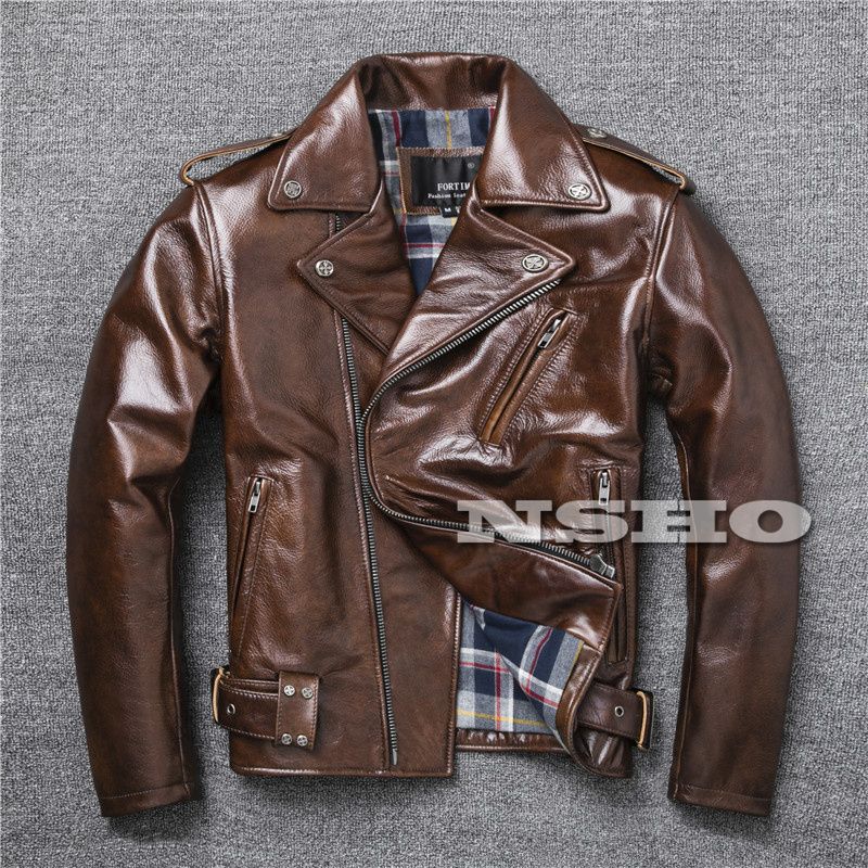 カウハイド 50'スタイル ダブルライダース レザージャケット メンズ 革