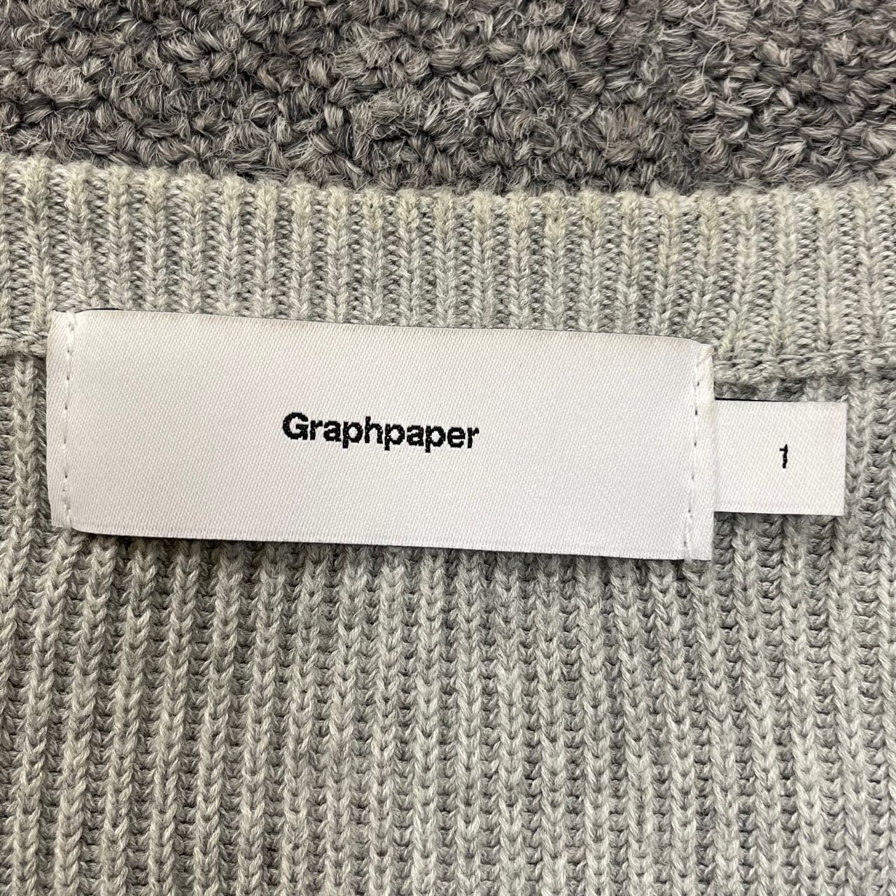 定価28600円 Graphpaper High Density Cotton Knit Vest コットン 