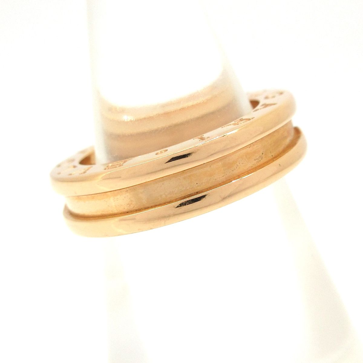 BVLGARI ブルガリ リング 48 B-zero1 K18PG 総重量 6.8g