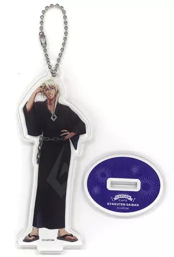 中古】雑貨 牙琉響也 「CAPCOM CAFE×逆転裁判 トレーディングアクリル