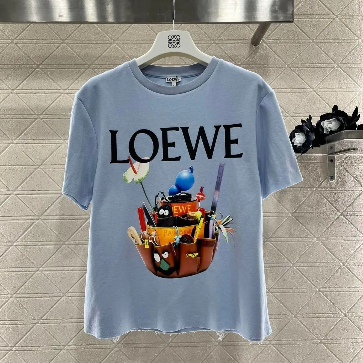 LOEWE ロエベ 新作 半袖Tシャツ@3