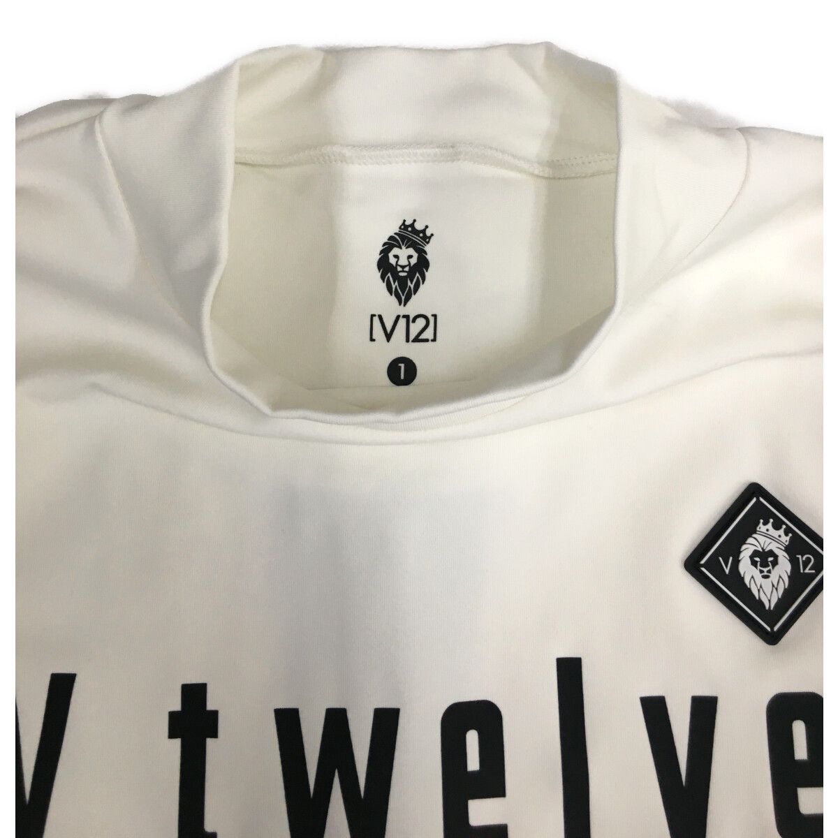 未使用品 レディース ヴィ・トゥエルヴ V12 半袖シャツ 1(M) 白