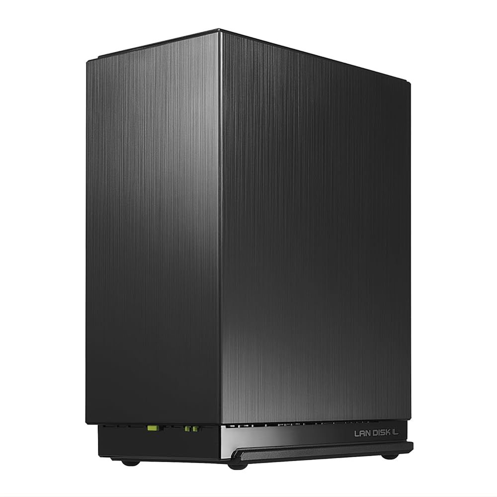 IODATA NAS ネットワークHDD 2.5GbE対応 2ドライブ 16TB フォルダ共有 リモートアクセス バックアップ NarSuS対応 ファンレス PC|スマホ|タブレット