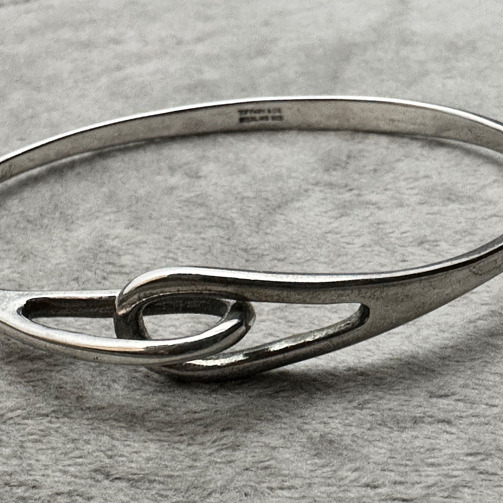 楽一番【ヴィンテージ】Tiffany ティファニー ダブルループ バングル ダブルループバングル シルバー ヴィンテージ|ティファニー