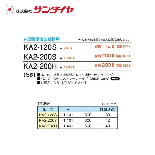 デザインタンクスリム型