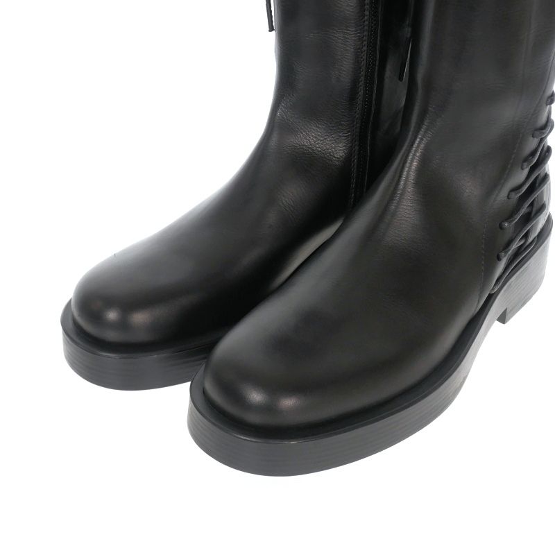 アンドゥムルメステール ANN DEMEULEMEESTER 22AW MICK バックレース 