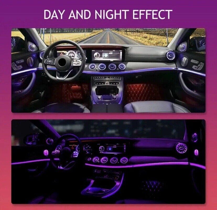 W213 Eクラス用ACベントLEDアンビエントライト8個セット