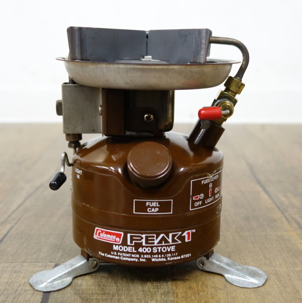 コールマン ピークワン 400ストーブ PEAK1 400 頼れる道具を徹底解剖 PEAK1 #400