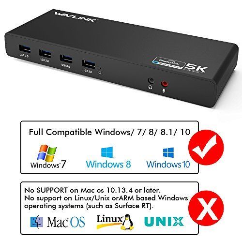 USB C 4K HDMI/5K DP WAVLINK ユニバーサルUSB C ウルトラ5K